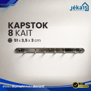 JEKA15 - Kapstok Gantungan Baju 8 Kait