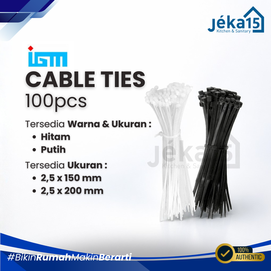 JEKA15 – Cable Ties 100pcs