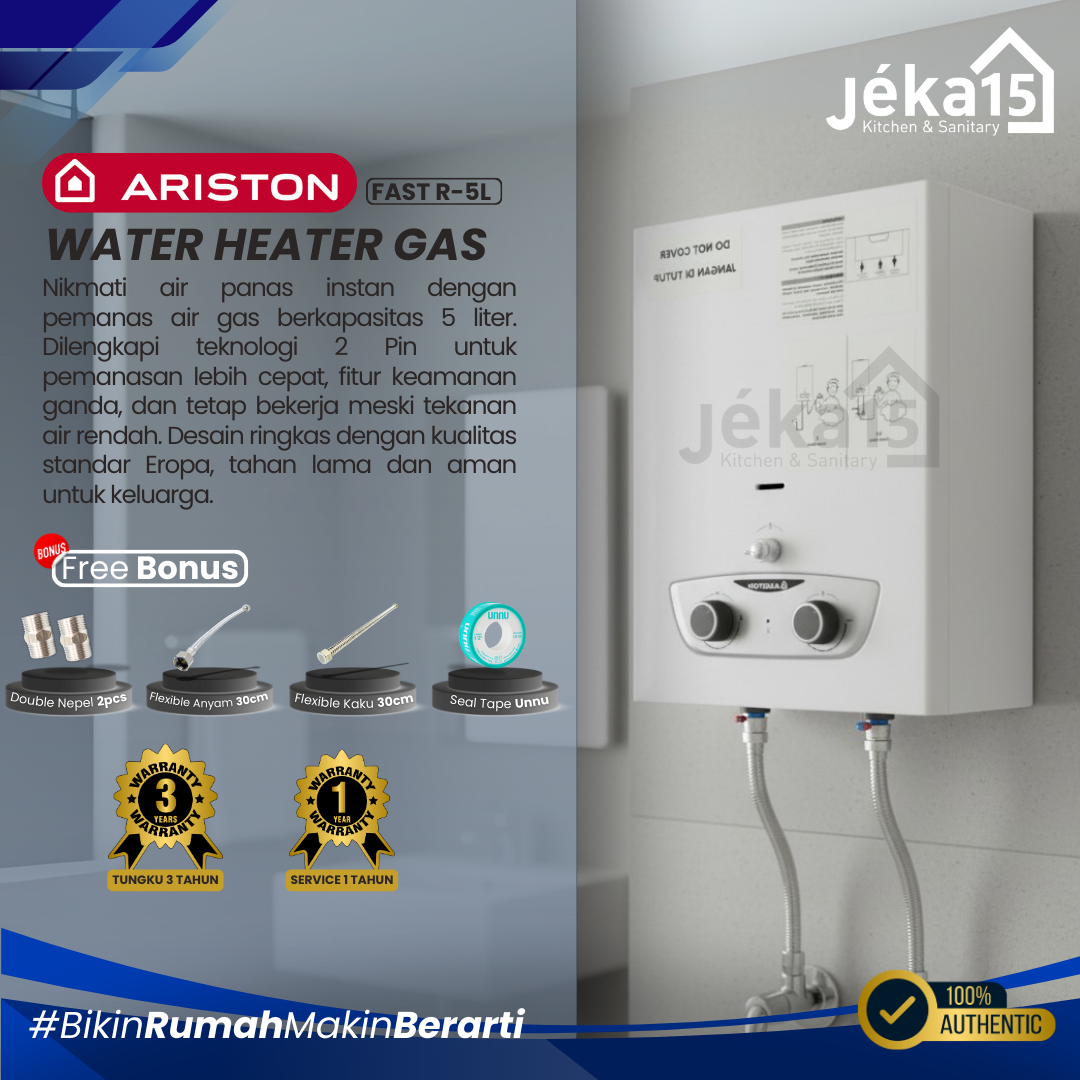 JEKA15 – Watet Heater Gas Ariston Fast R 5L