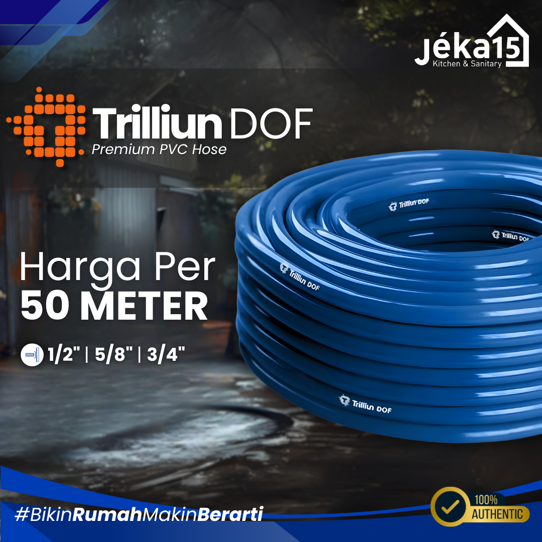 JEKA15 – Trilliun Dof Selang Air 50 Meter (1 Roll)