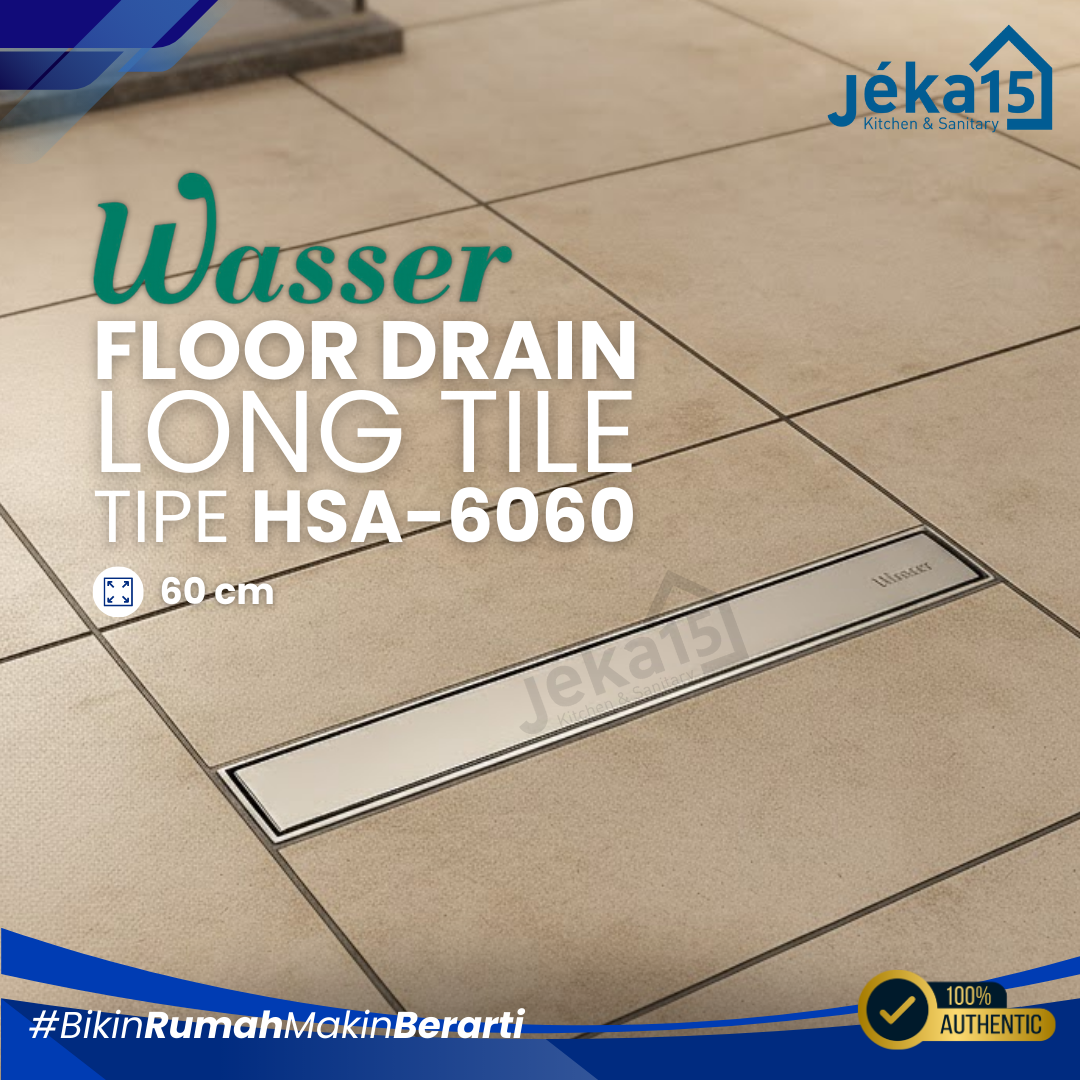 JEKA15 – Wasser HSA 6060 Long Tile Floor Drain