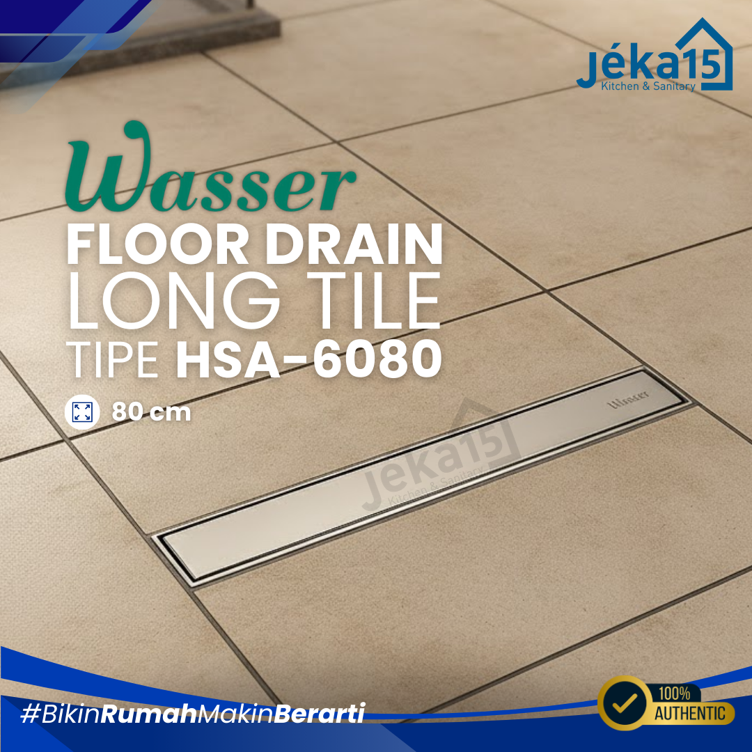 JEKA15 – Wasser HSA 6080 Long Tile Floor Drain