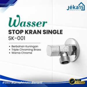 JEKA15 - Wasser SK-001 Chrome Stop Kran Single