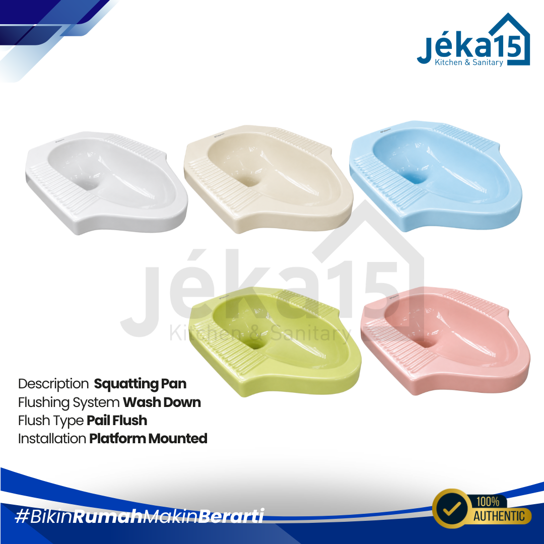 JEKA15 - Closet Jongkok Trilliunware Capri Series - Image 2