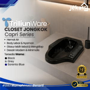 JEKA15 - Closet Jongkok Trilliunware Capri