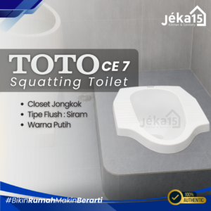 JEKA15 - Closet Jongkok TOTO CE 7