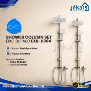 JEKA15 - Shower Column Set EIXO Bufalo EXB-D304 1B/2B Chrome
