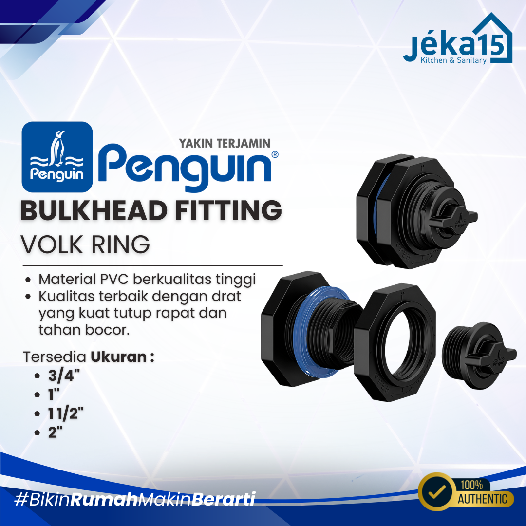 JEKA15 - Penguin Bulkhead Fitting