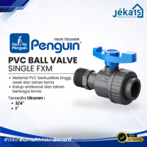 JEKA15 - Penguin Ball Valve Single (FxM)