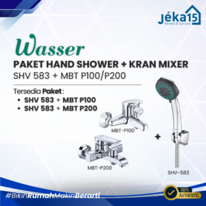 JEKA15 - Wasser Paket Hand Shower + Kran Mixer Panas Dingin