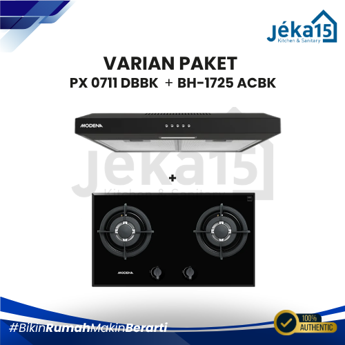 JEKA15 - Paket Kompor + Cooker Hood Modena BH 1725 ACBK - Image 3