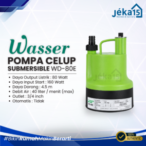 JEKA15 - Pompa Celup Submersible Wasser WD-80E