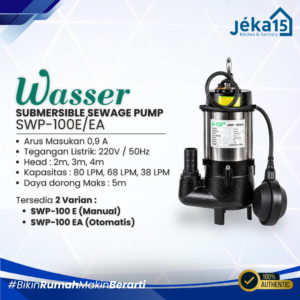 JEKA15 - Pompa Celup Submersible Sewage Pump Wasser SWP-100EA/E