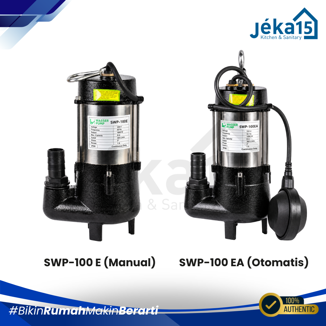 JEKA15 - Pompa Celup Submersible Sewage Pump Wasser SWP-100EA/E - Image 2