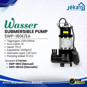 JEKA15 - Pompa Celup Submersible Wasser SWP-180EA/E
